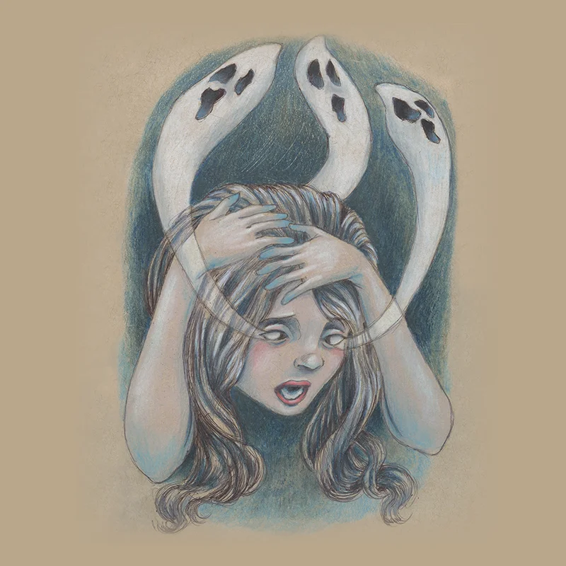 1 of the 6 high quality art prints with archival ink and upon archival Canson Photographique paper. Titled, “Ghost Tears”. $20.00 for each art print.