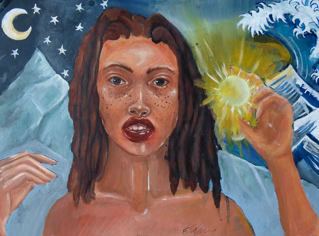 One of Ella Jone’s paintings from her website.