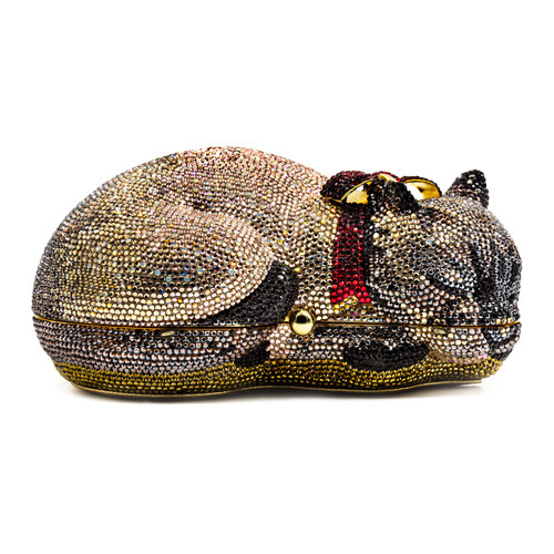 Sleeping Cat - Red and Gold