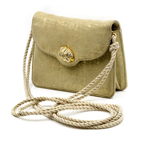 Gold Velvet Purse