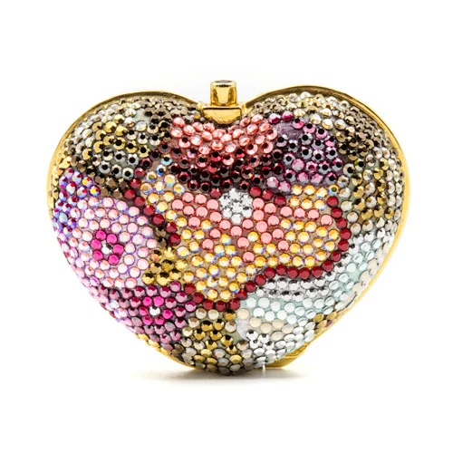 Wild Petal Heart Pillbox