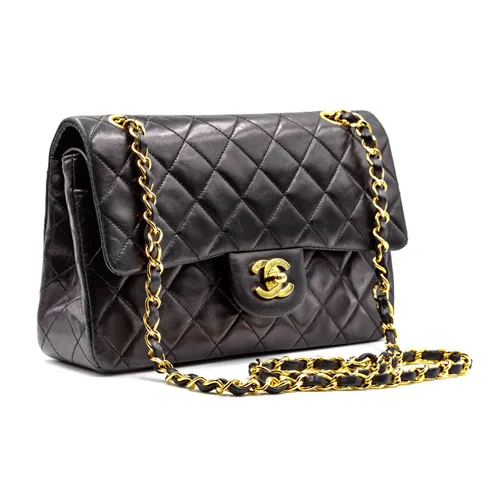 Chanel 2.55 Classic Black Quilted Lambskin