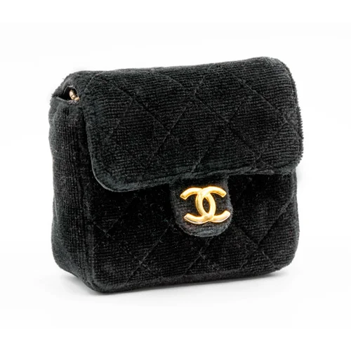 Vintage Chanel Black Mini Across the Body Bag
