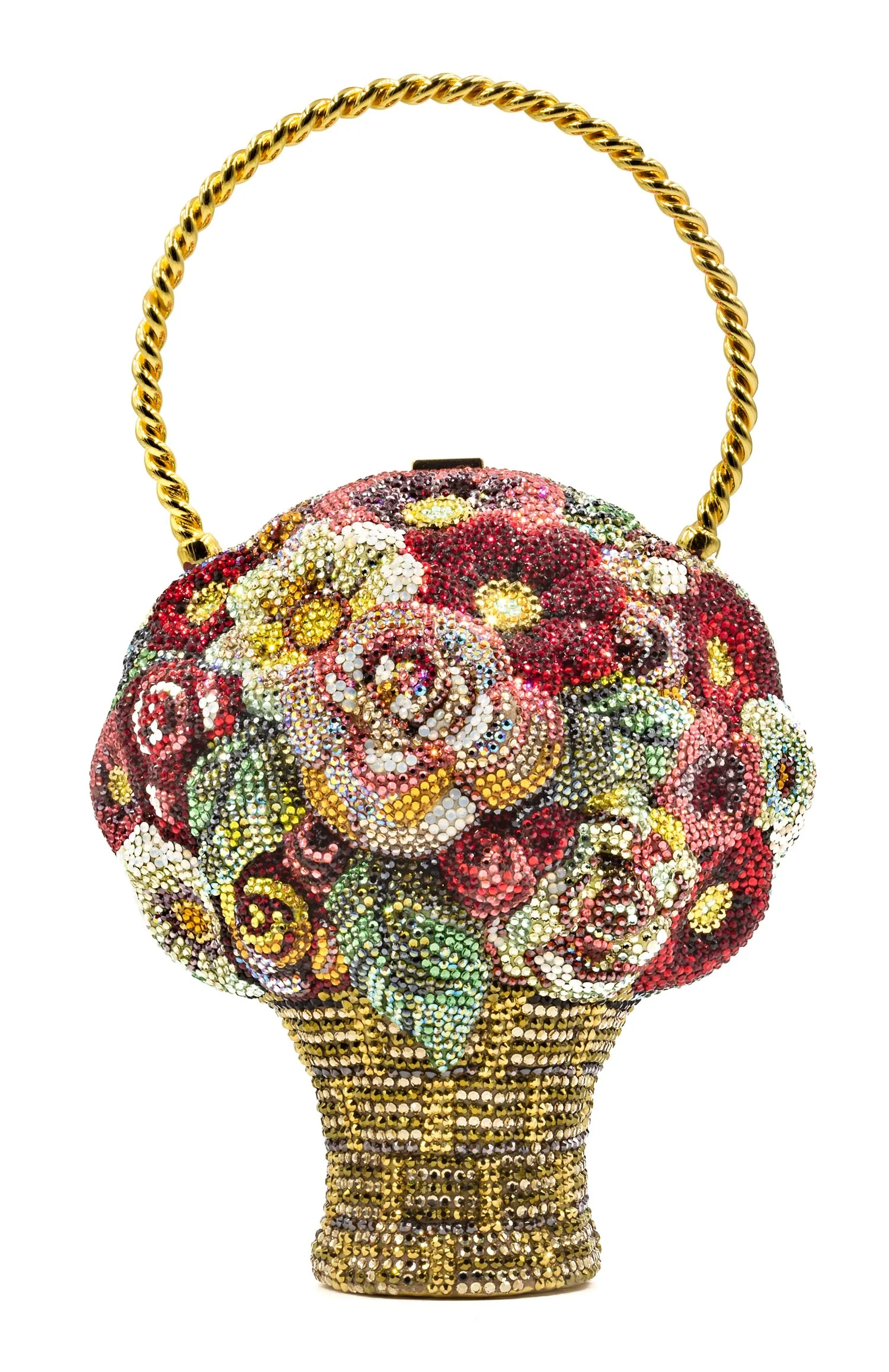 Gold Flower Basket