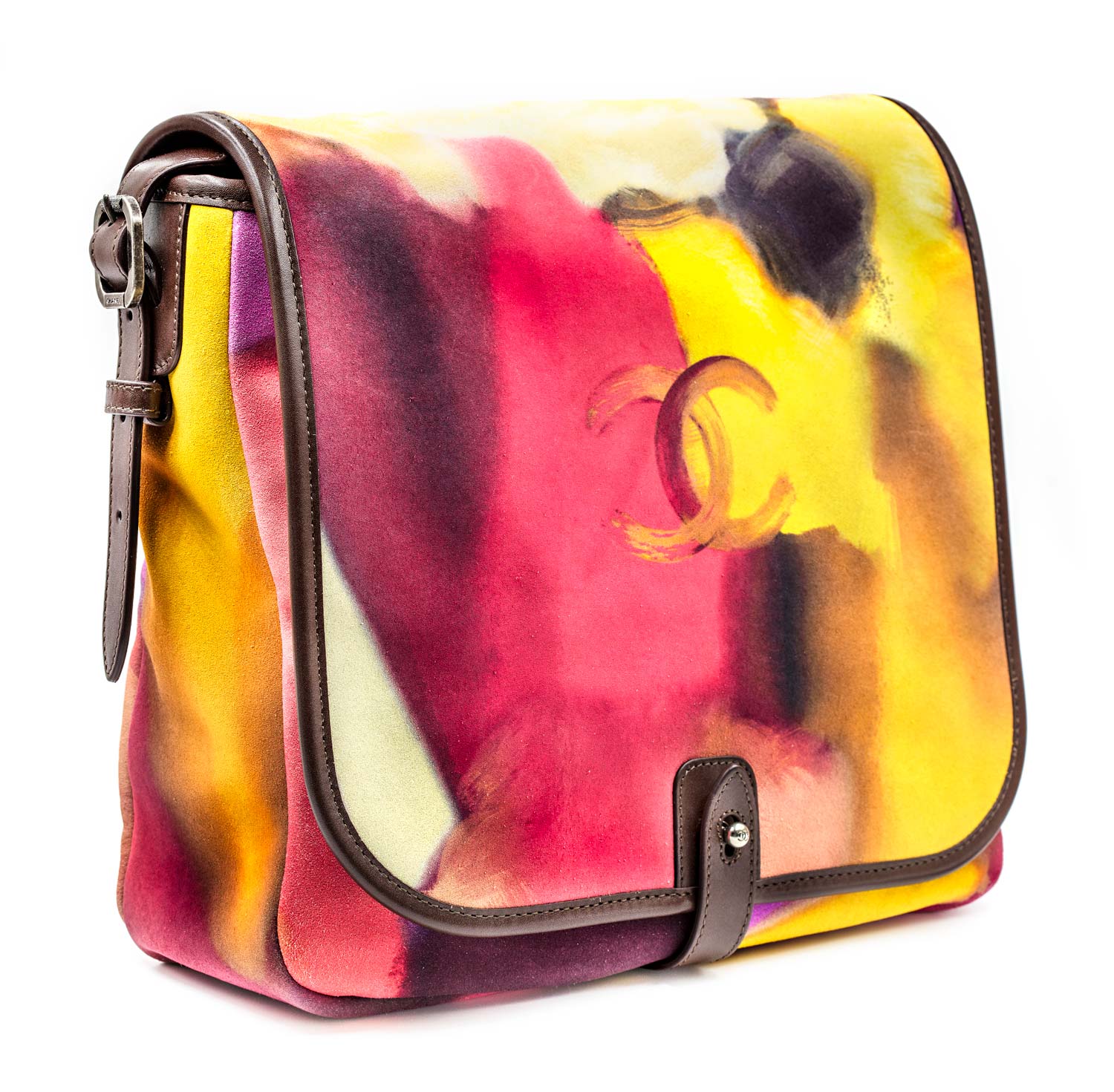 Sohibrandname - 2015 Chanel Multicolor Tie Dye Messenger Bag