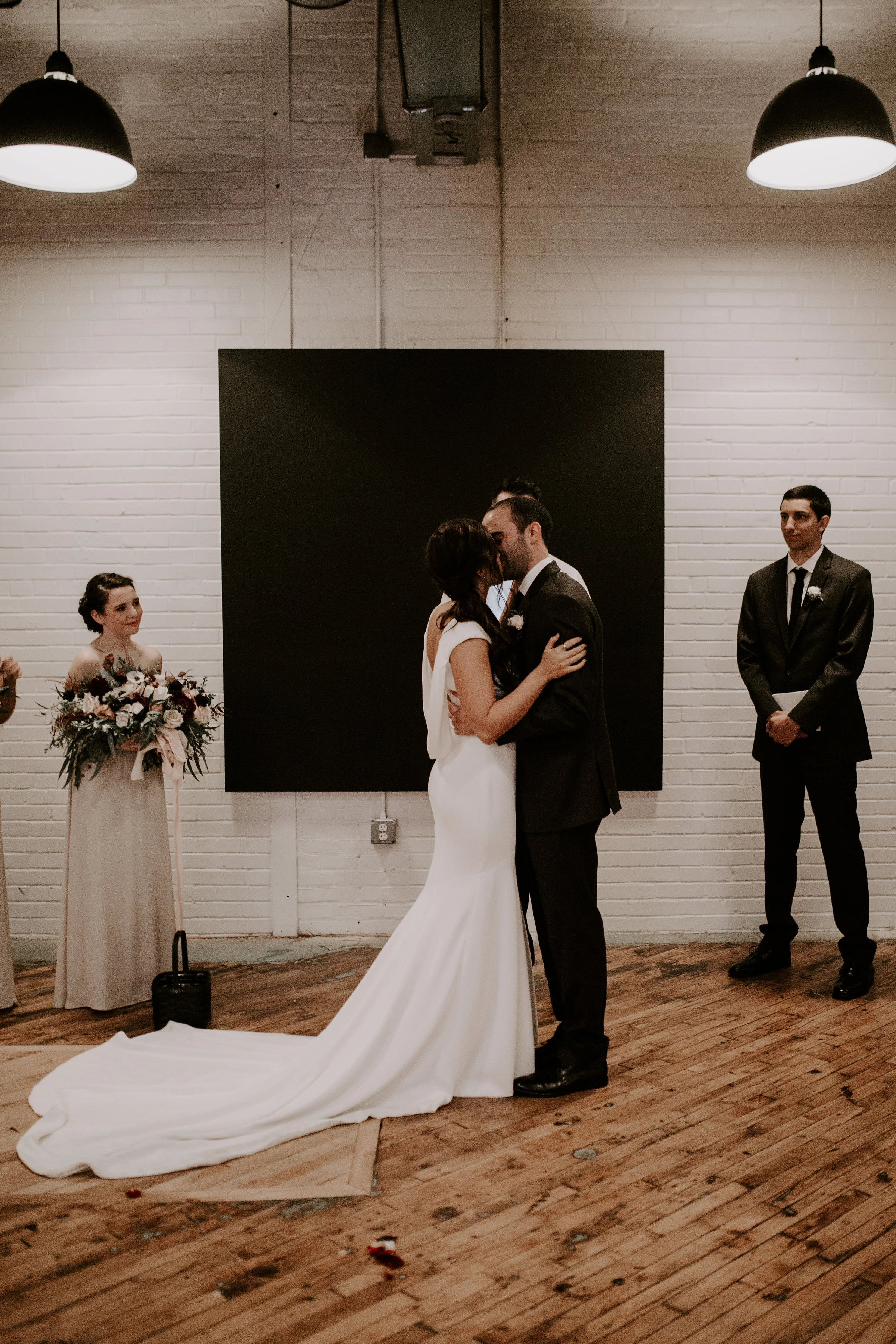 Accelerator Space Minimalist Wedding