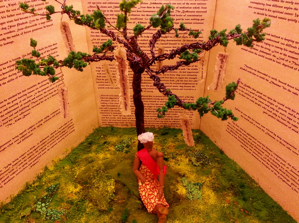  SIDARTHA &amp; THE BODHI TREE Designed &amp; Built by: Jamie DeHay Scale: 1" = 1'0" 