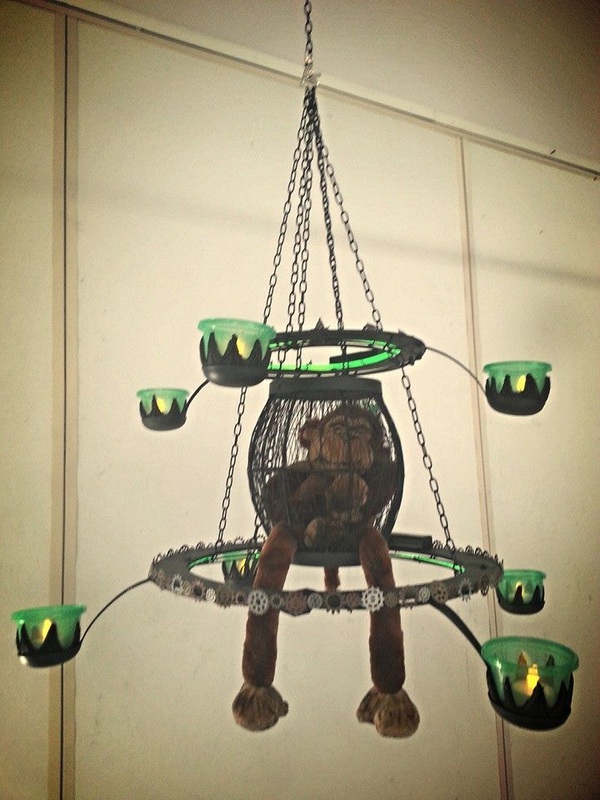  Character chandelier project. 