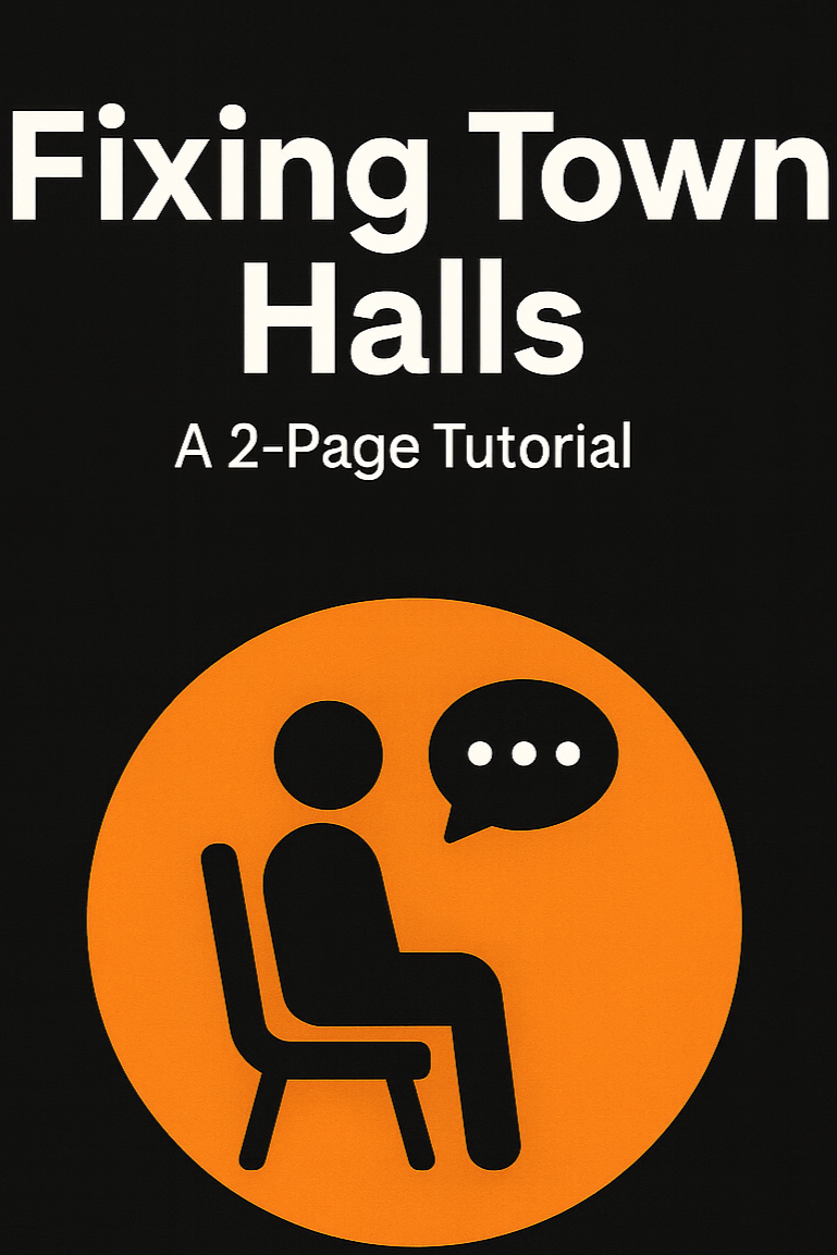 Fixing Town Halls - A 2-page Tutorial