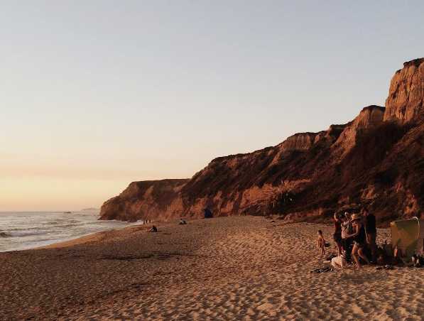 Afternoon on the beach with Kate, Ellen, Adelaide, and fellow traveling friends, Melissa and Su