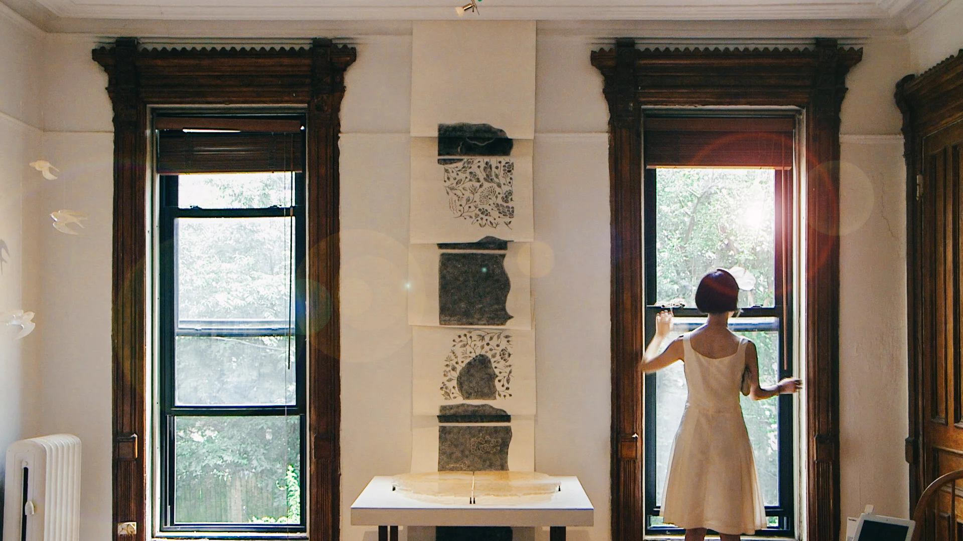 Meng Du: The Climb, The Fall, installation view. Artwork ©2016 Meng Du, courtesy Fou Gallery.