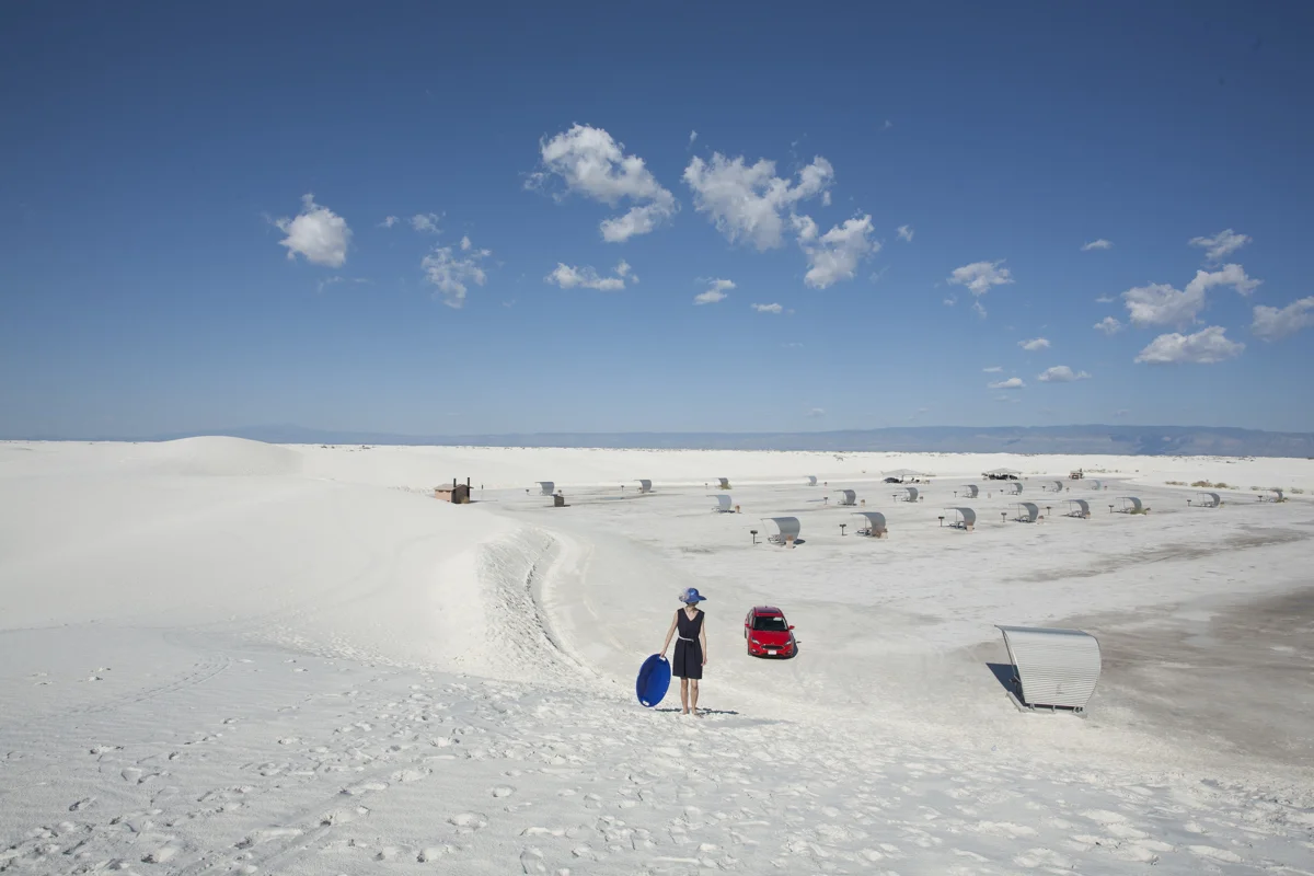 White Sand Monument, New Mexico photograph by Eugene Neduv ©2017 Chapeau Echo 回声古董帽工作室，摄影：Eugene Neduv