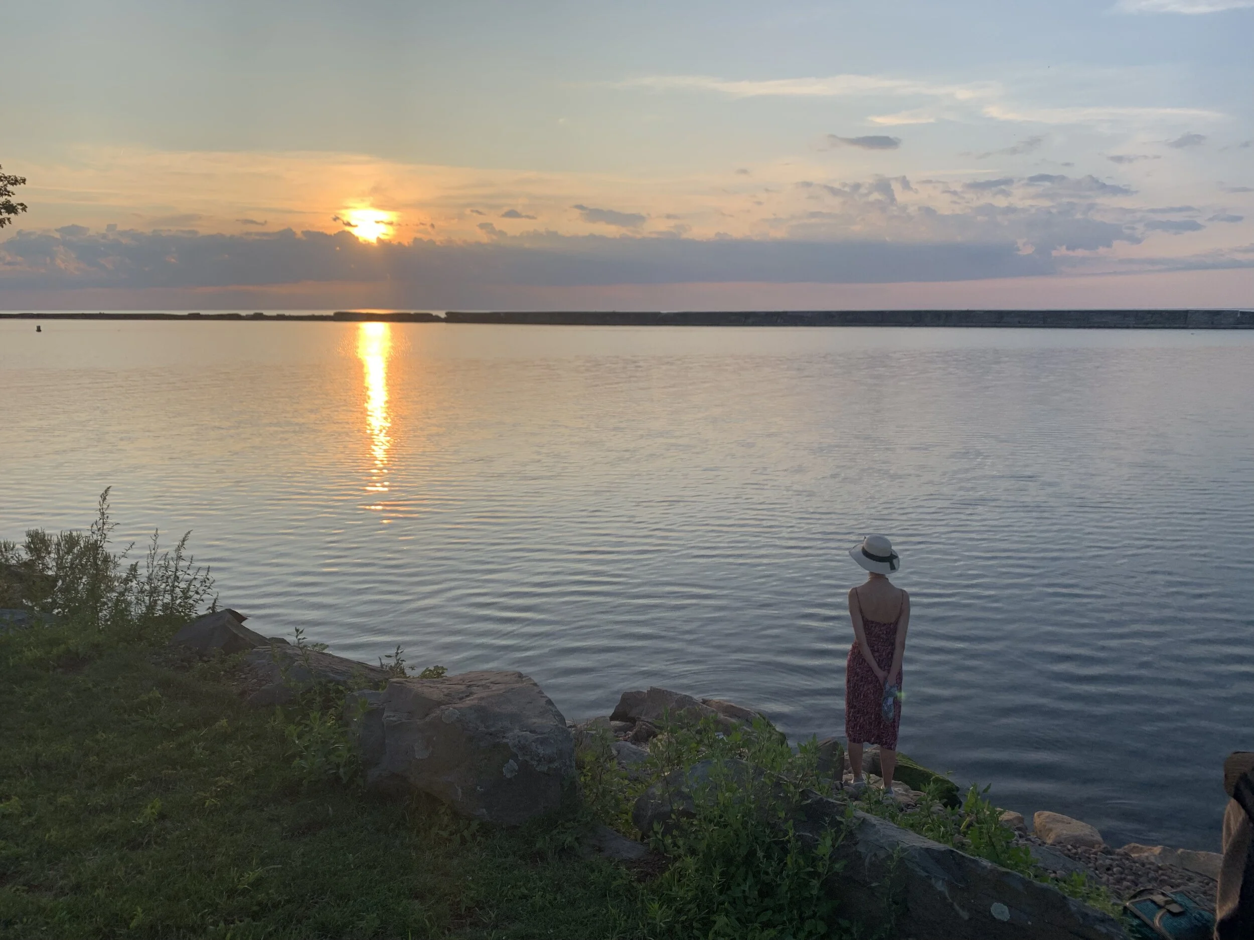 Studio Visit with Renqian Yang, Oswego, New York. Photograph by Yilan Wang. 摄影: 王伊岚