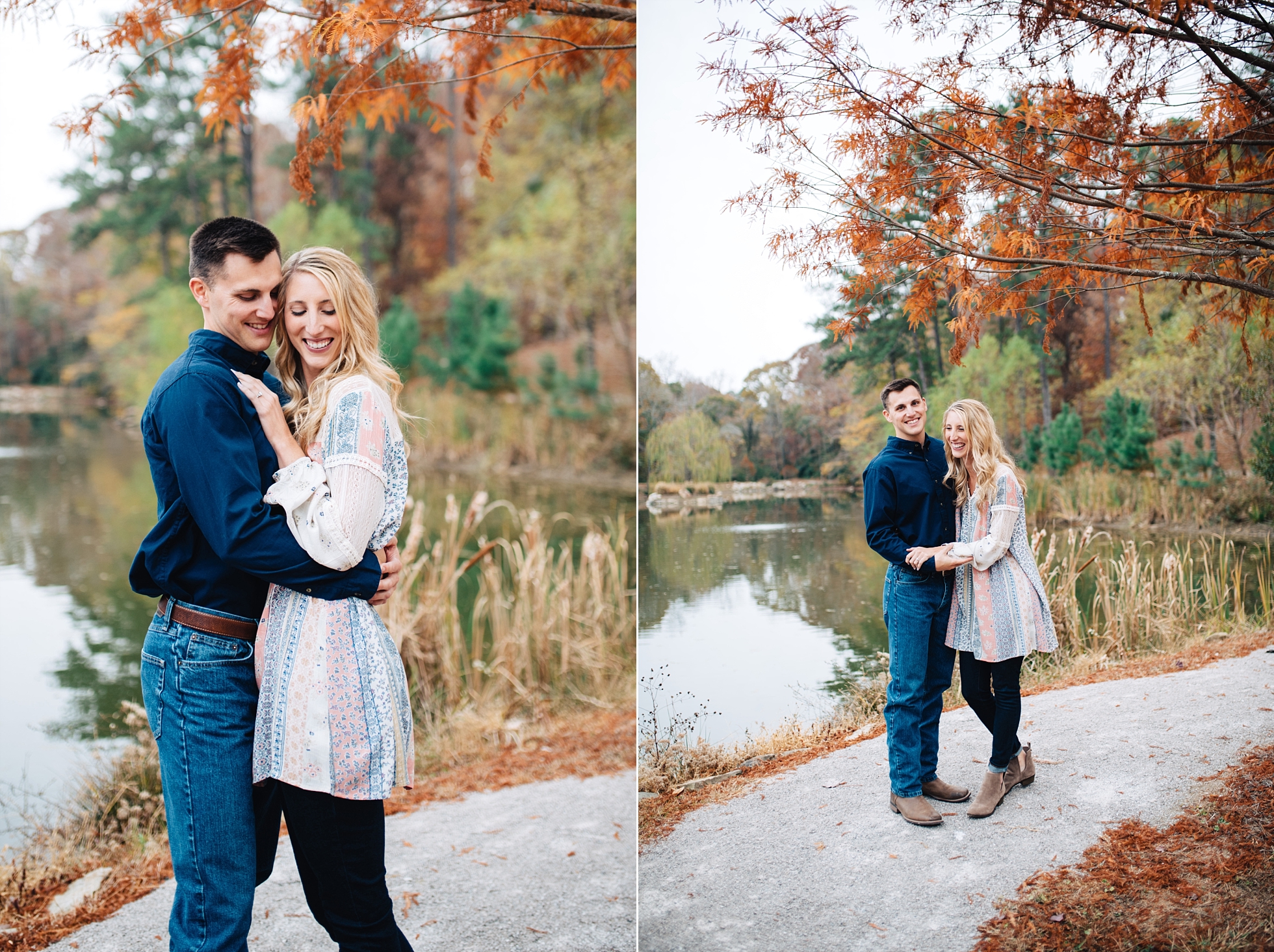 TJ & SHELBY | ENGAGEMENT SESSION ON CAHABA RIVER | BRIMINGHAM, AL