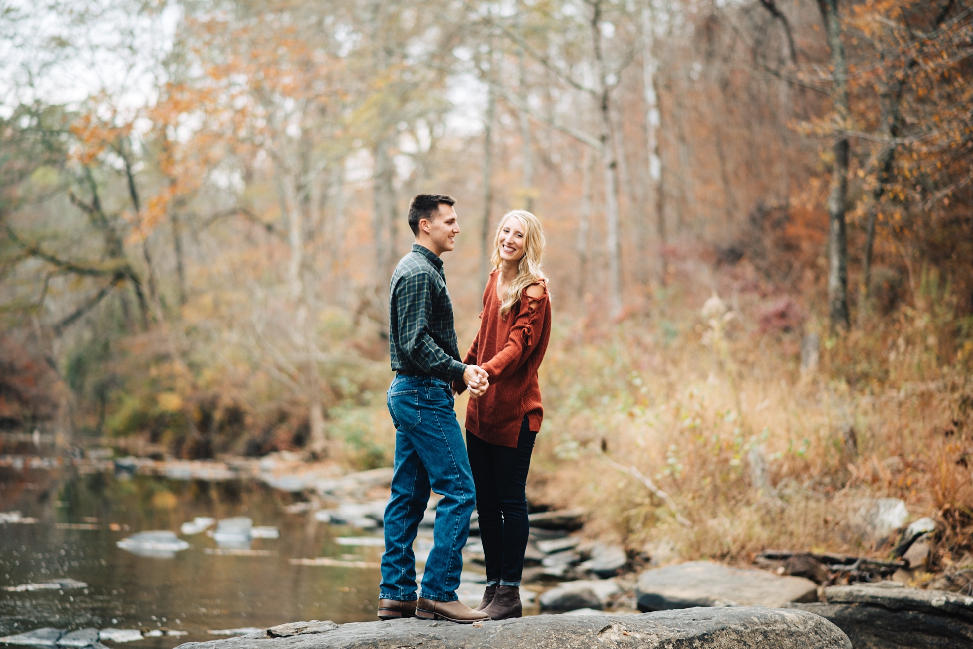 TJ & SHELBY | ENGAGEMENT SESSION ON CAHABA RIVER | BRIMINGHAM, AL