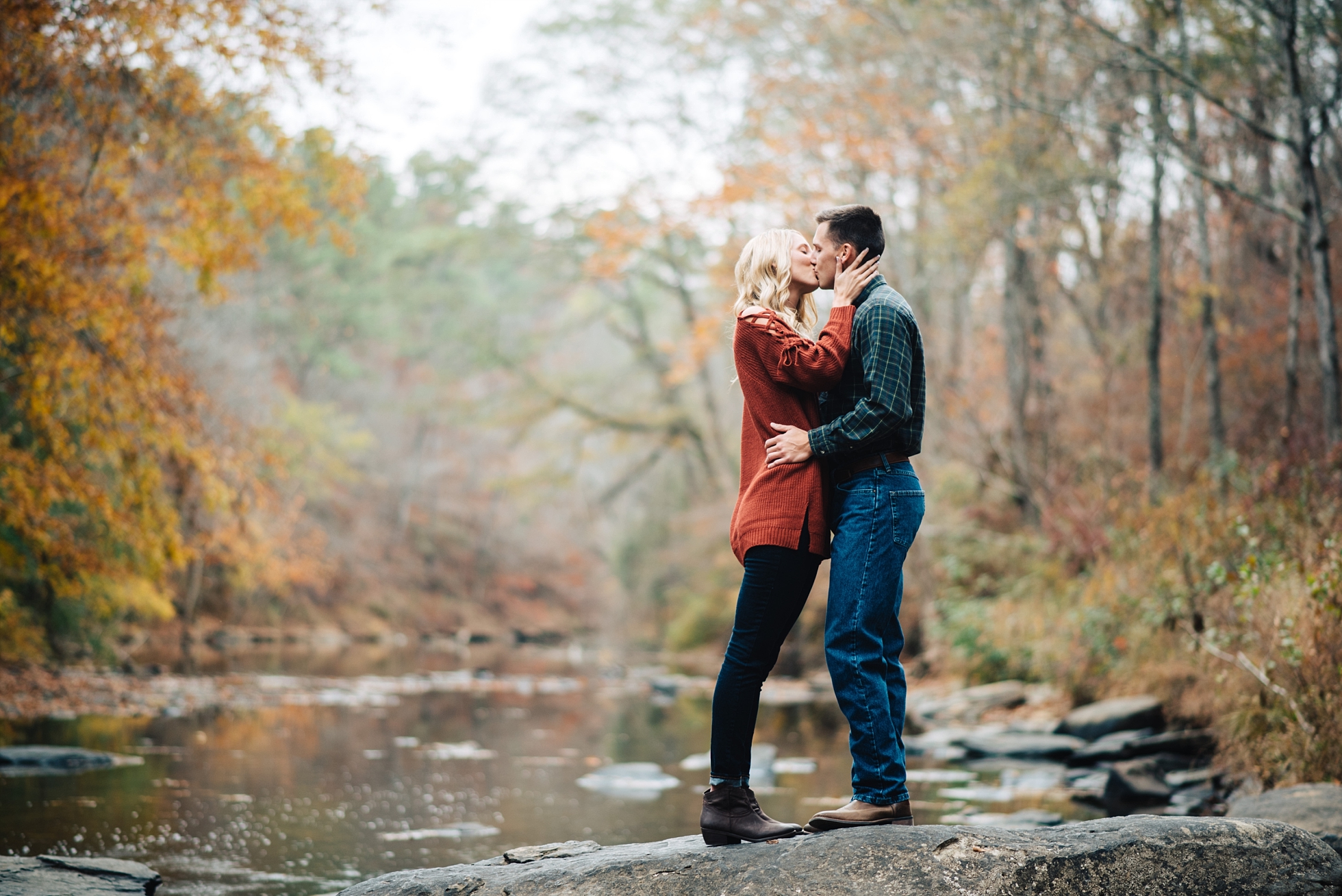 TJ & SHELBY | ENGAGEMENT SESSION ON CAHABA RIVER | BRIMINGHAM, AL