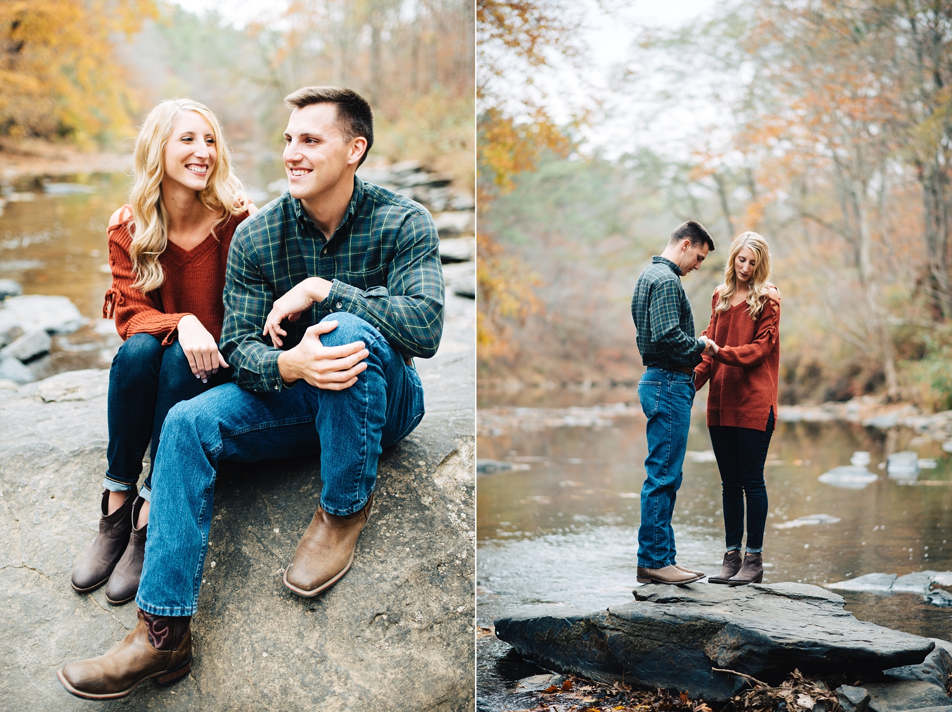 TJ & SHELBY | ENGAGEMENT SESSION ON CAHABA RIVER | BRIMINGHAM, AL