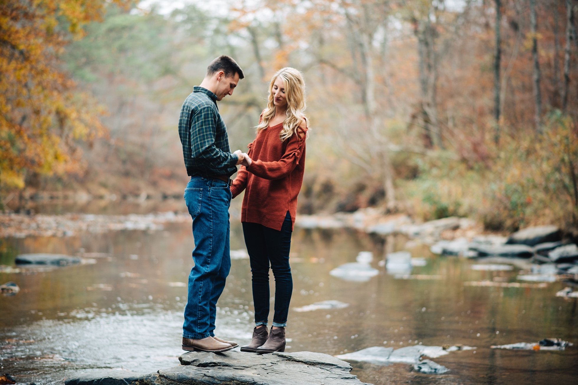 TJ & SHELBY | ENGAGEMENT SESSION ON CAHABA RIVER | BRIMINGHAM, AL