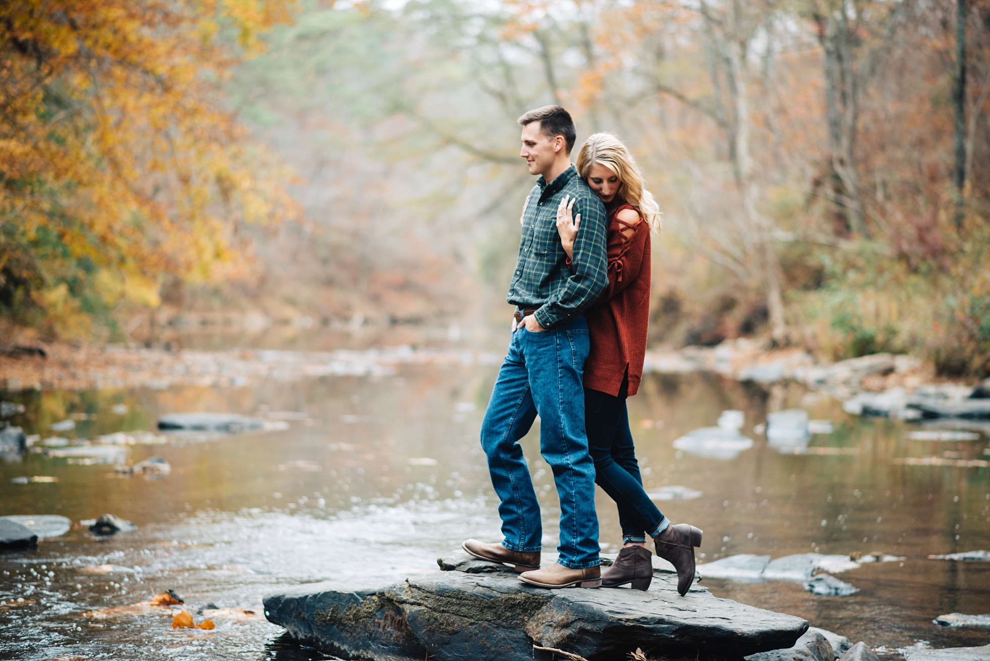 TJ & SHELBY | ENGAGEMENT SESSION ON CAHABA RIVER | BRIMINGHAM, AL