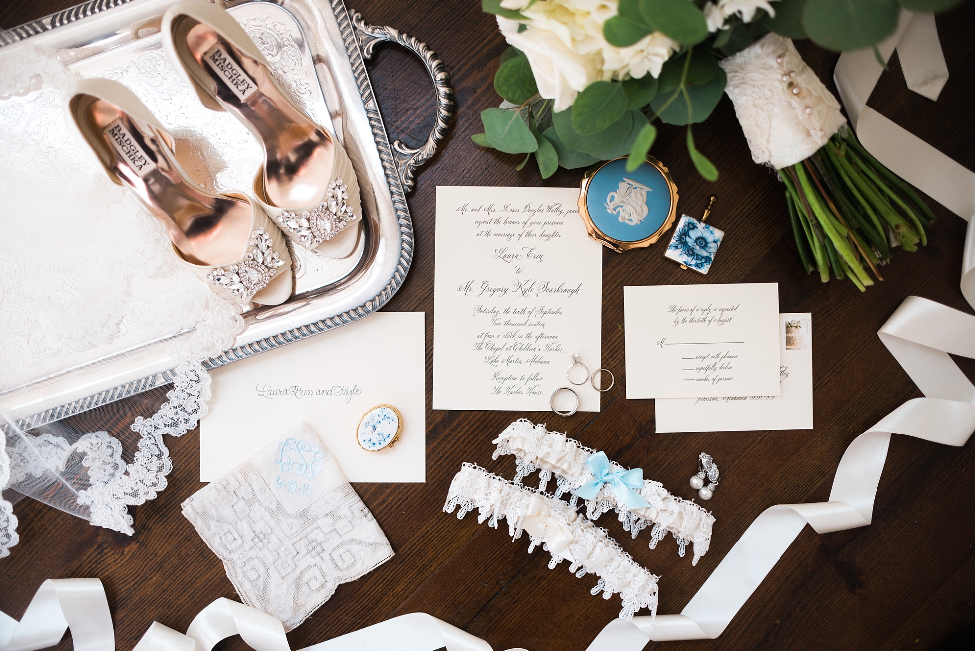 Makeup by Rachel Griffin | Kyle & Erin | Scarbrough Wedding | Children's Harbor | Laura Wilkerson Photography