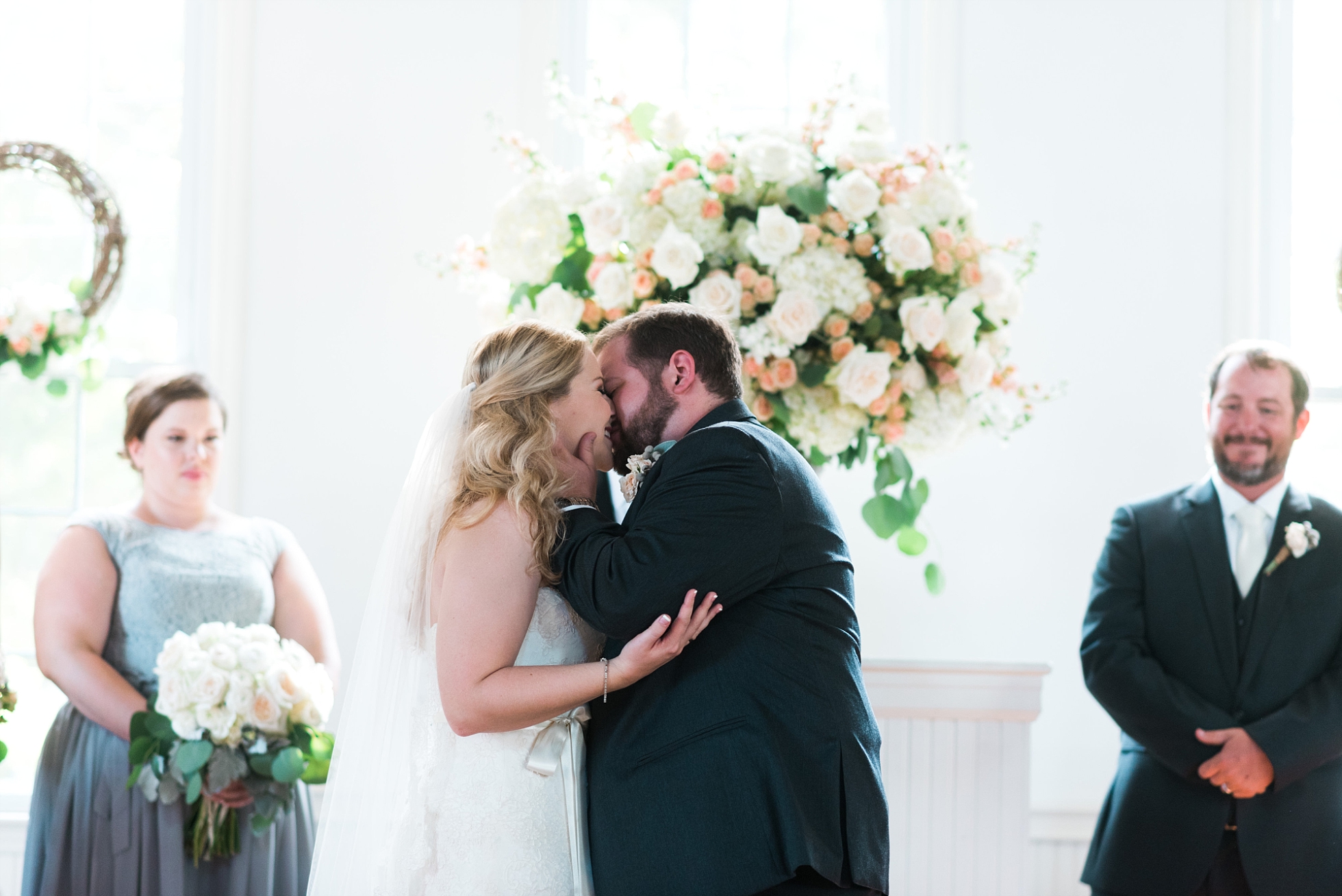 Ceremony | Kyle & Erin | Scarbrough Wedding | Children's Harbor | Laura Wilkerson Photography