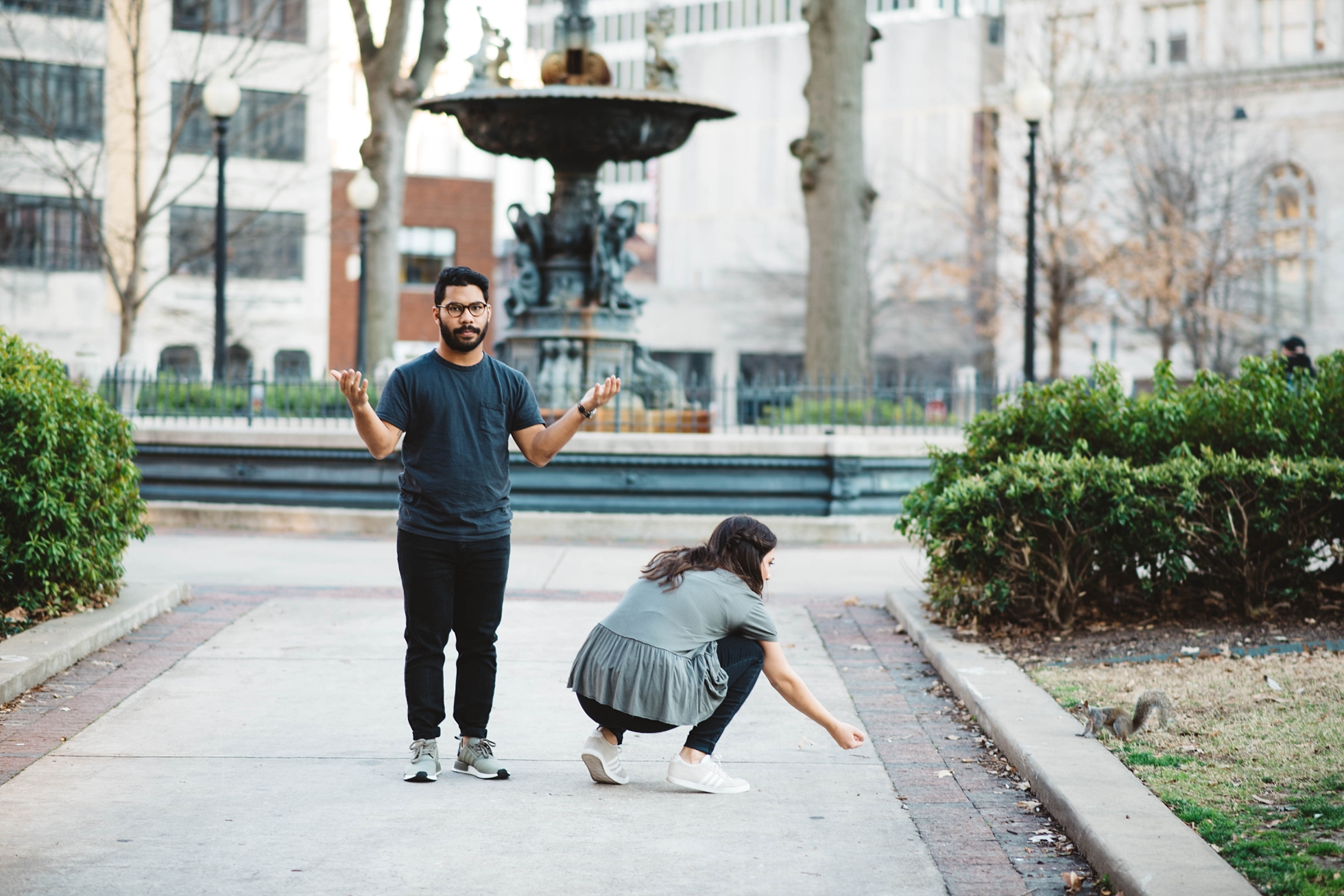 Court Square | Downtown Memphis Engagement | Taylor & Alli