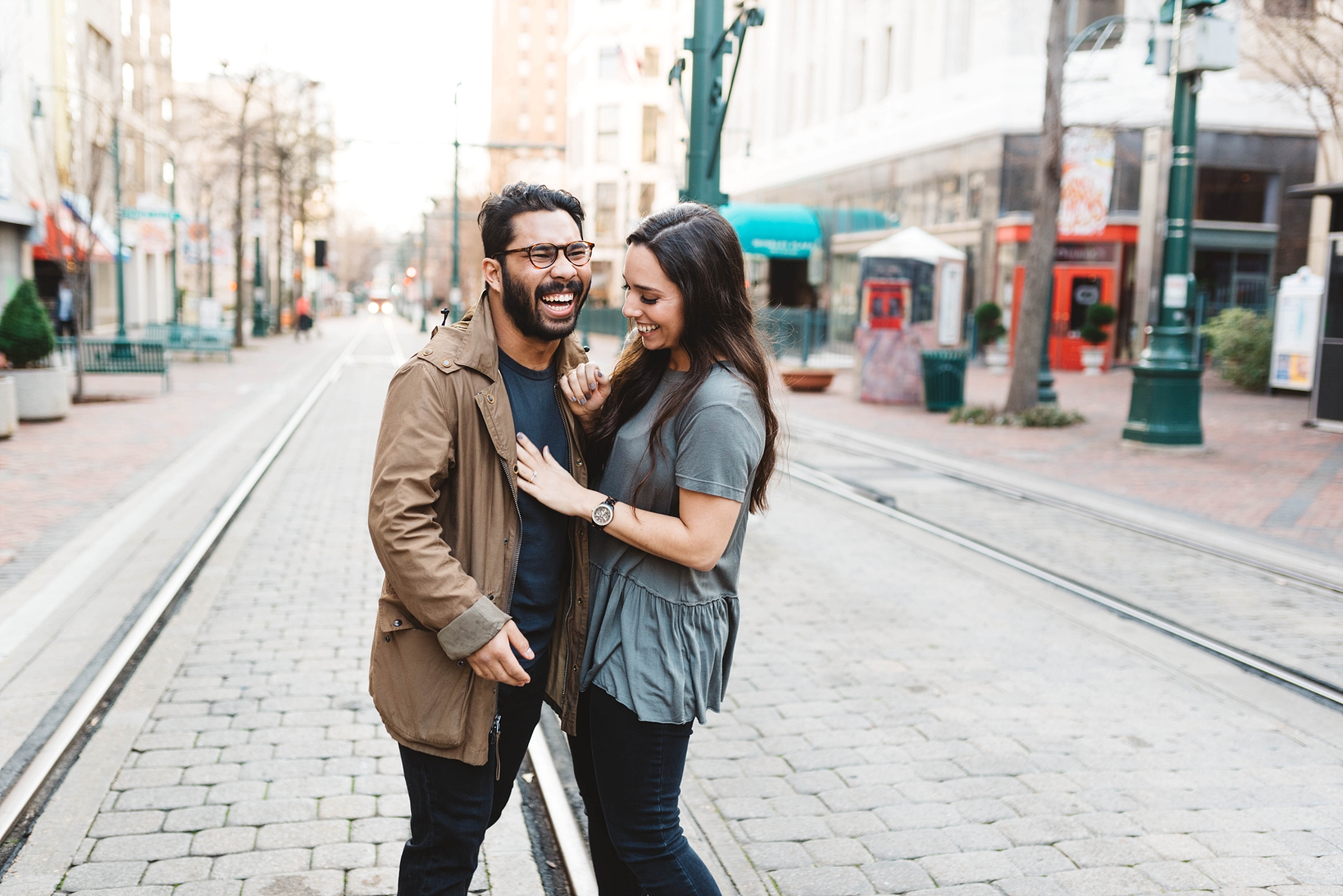 Downtown Memphis Engagement | Taylor & Alli