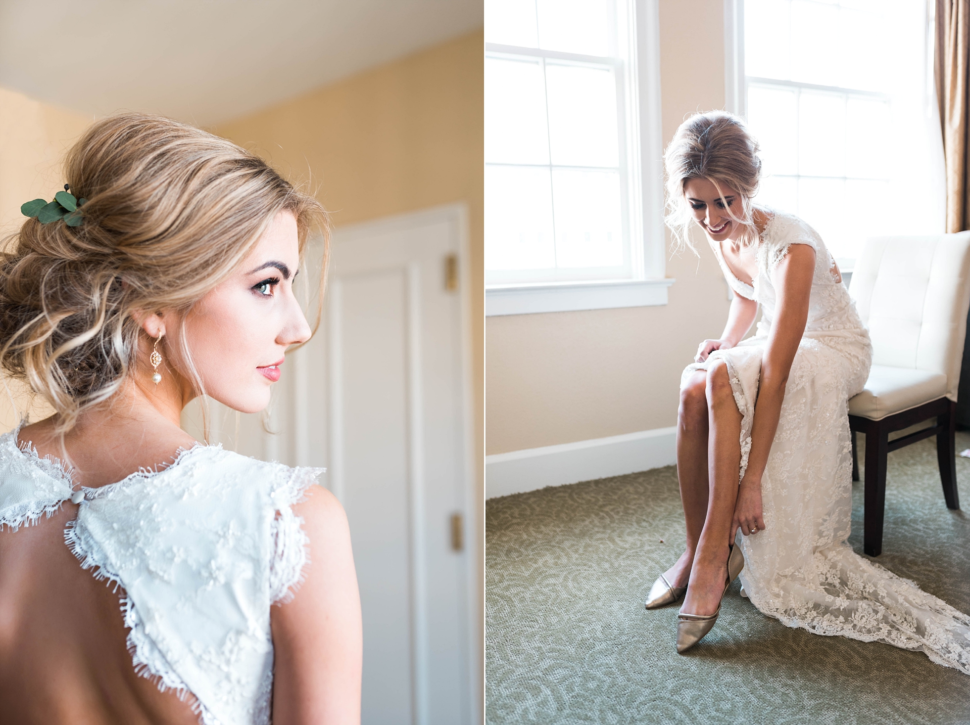 BRIDE GETTING READY | MATT & MEGAN | CAREY WEDDING | B&A WAREHOUSE | ST. FRANCIS XAVIER