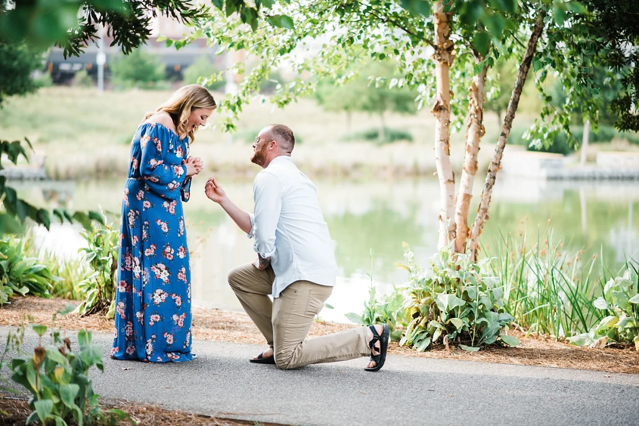 A PROPOSAL AT RAILROAD PARK | MATT & HANNAH | BIRMINGHAM, AL