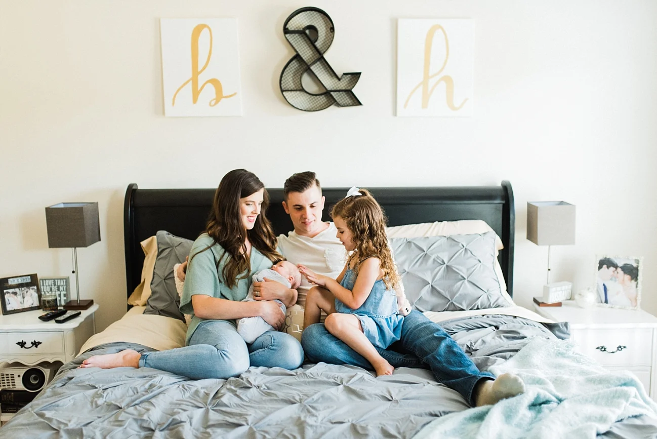 SEABROOK FAMILY | NEWBORN LIFESTYLE SESSION