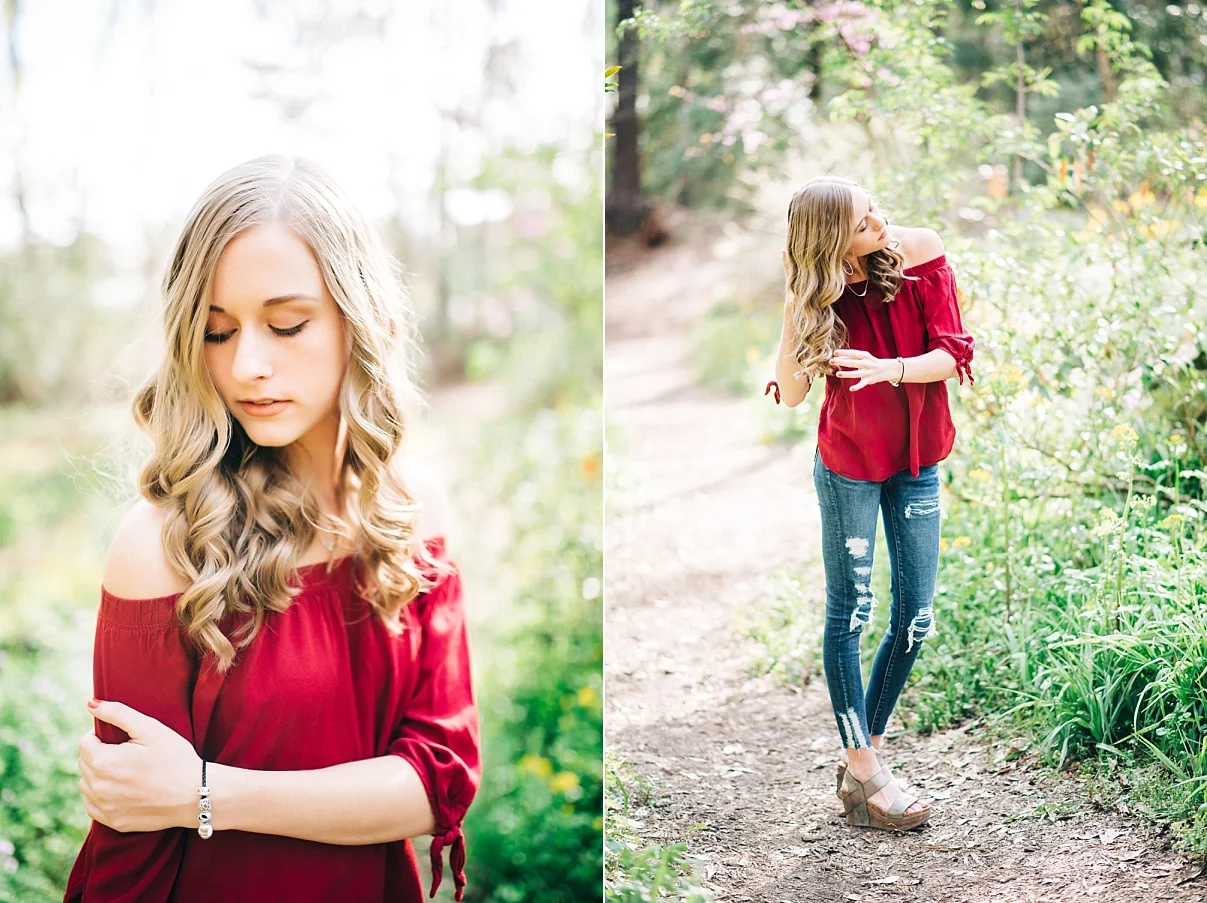 AUTUMN KEENUM | SPRING SENIOR PORTRAIT SESSION IN BIRMINGHAM