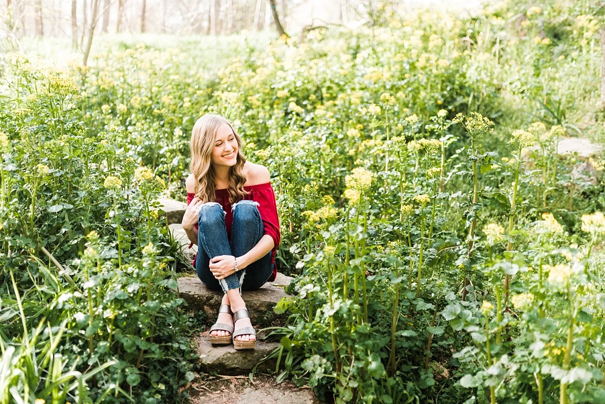 AUTUMN KEENUM | SPRING SENIOR PORTRAIT SESSION IN BIRMINGHAM