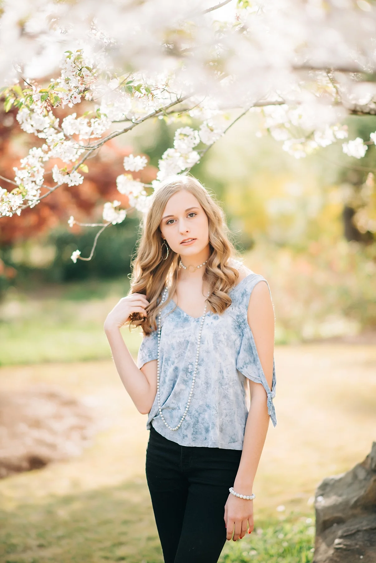 AUTUMN KEENUM | SPRING SENIOR PORTRAIT SESSION IN BIRMINGHAM