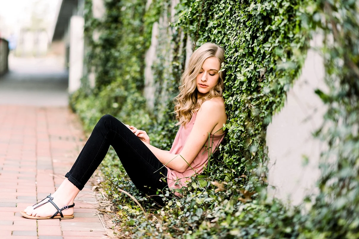 AUTUMN KEENUM | SPRING SENIOR PORTRAIT SESSION IN BIRMINGHAM