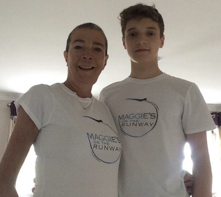 Anne Powell with her son Harry