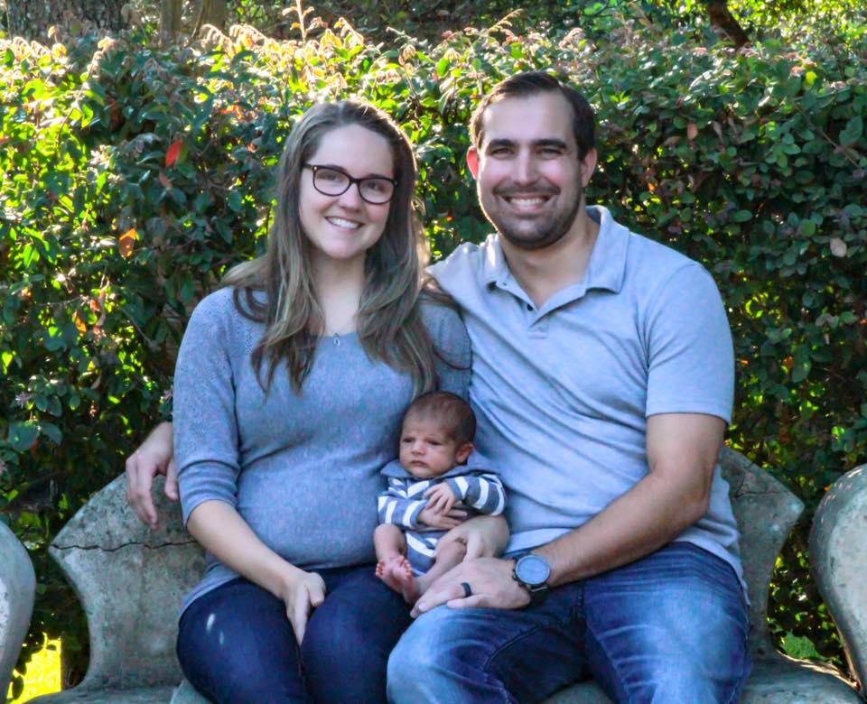 Photo Credit: Kristi Marie Photography I have mixed feelings about this photo, nothing at all that my best friend Kristi did, it's me. This is our official family photo. Our little man is 2 weeks old. I love that we have this moment. However, I hate, HATE, HATE myself in this photo. I was exhausted, my hair is like a bird nest and holy crap... look at my stomach. Granted, the way I was sitting did not help at all but seriously... 