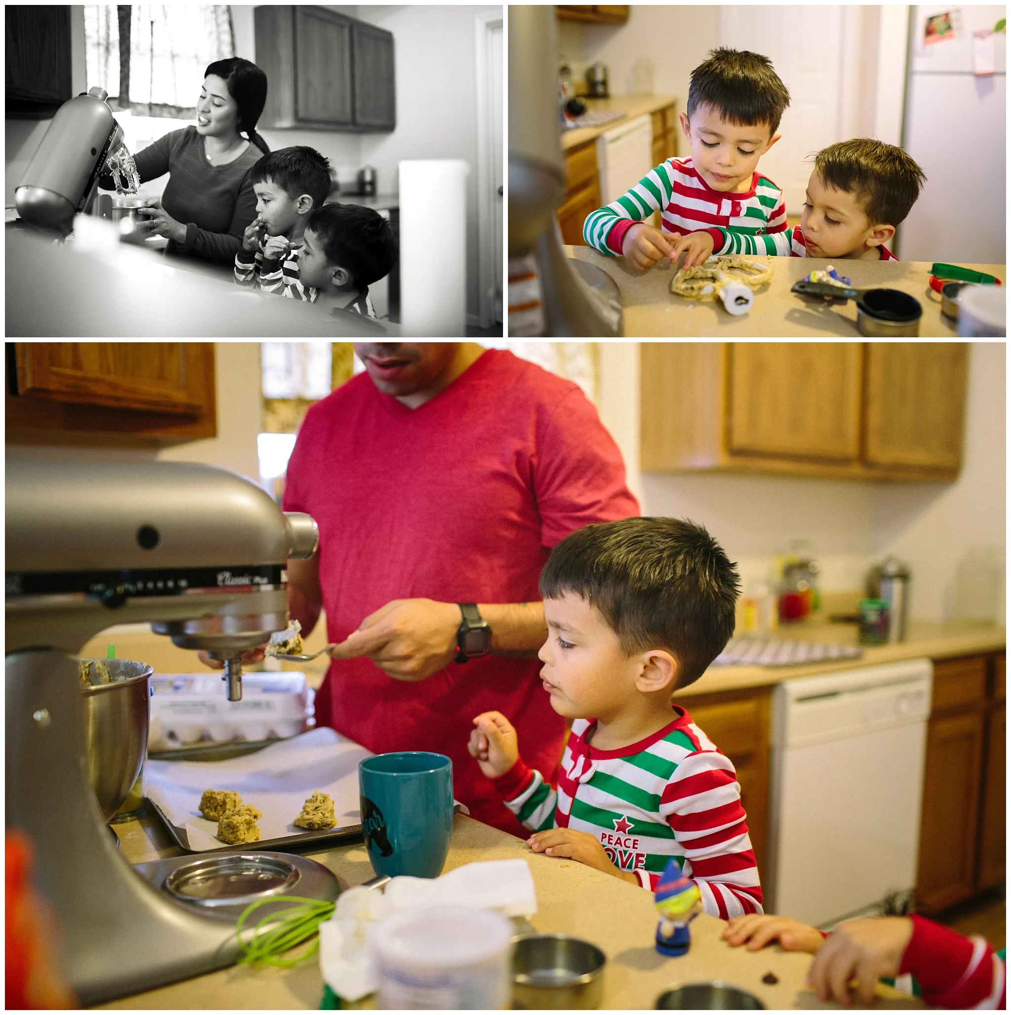 kids baking cookies with parents in fort leonard wood