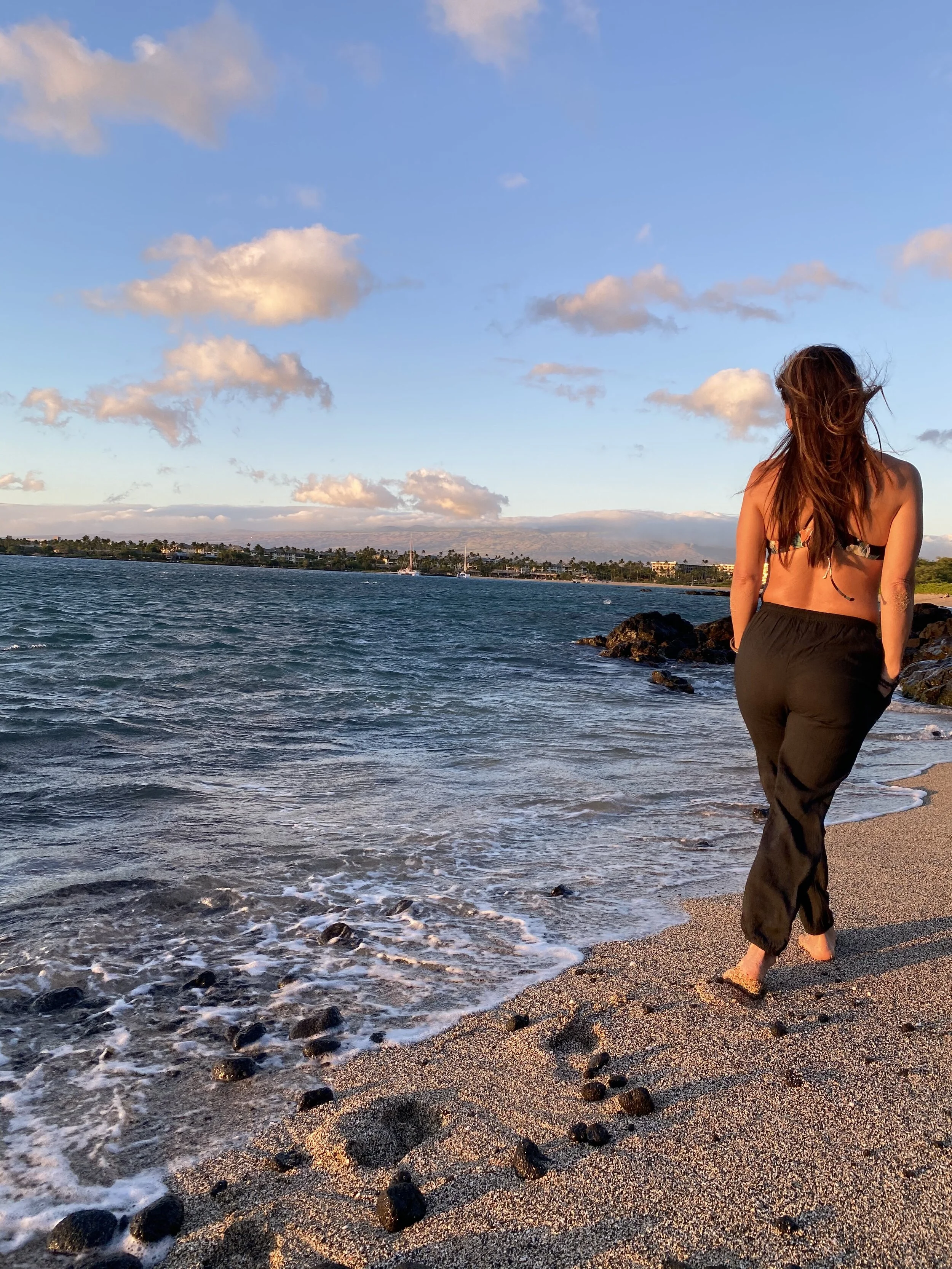 Ocean Breeze Pants Black Back