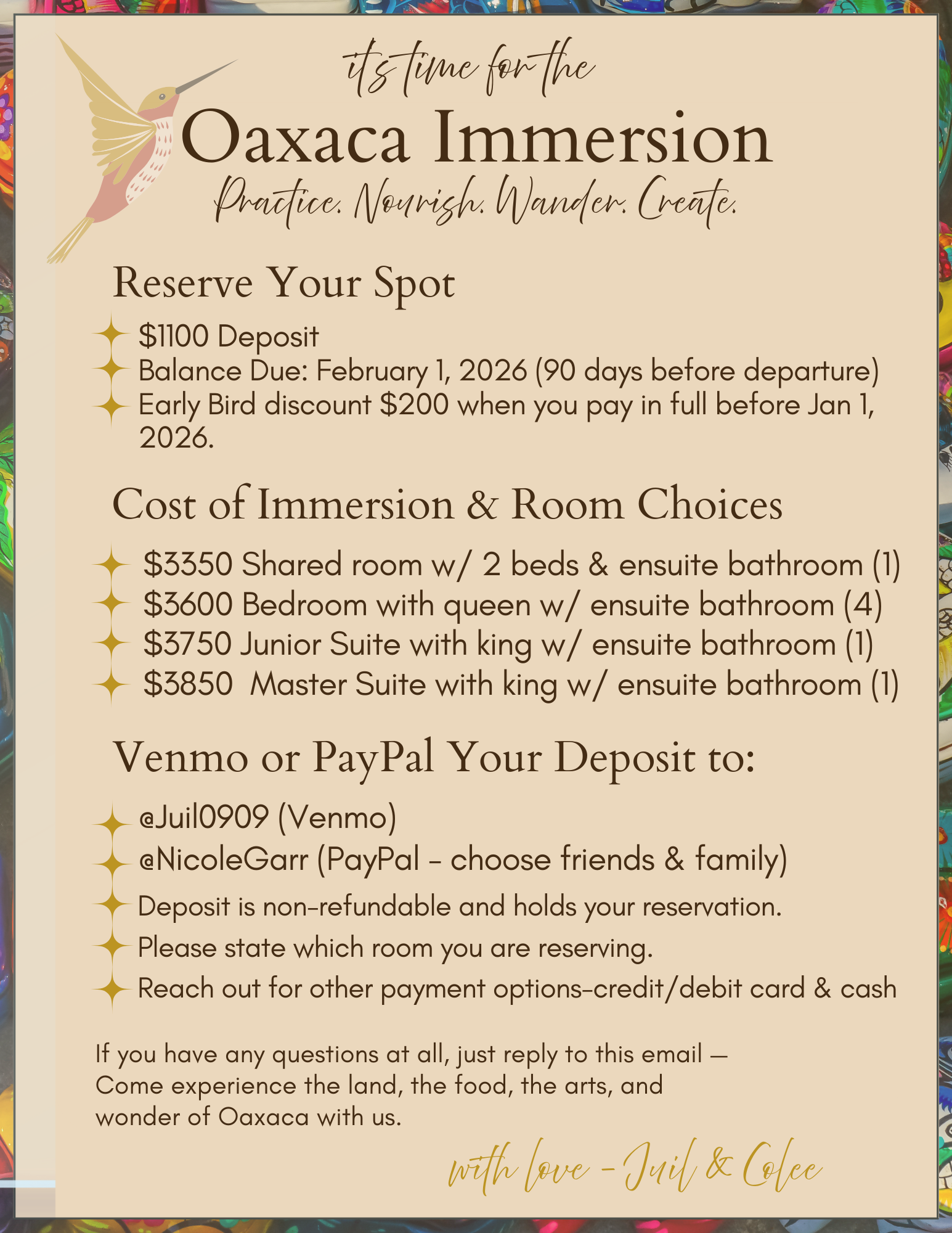 Oaxaca Immersion cost.png