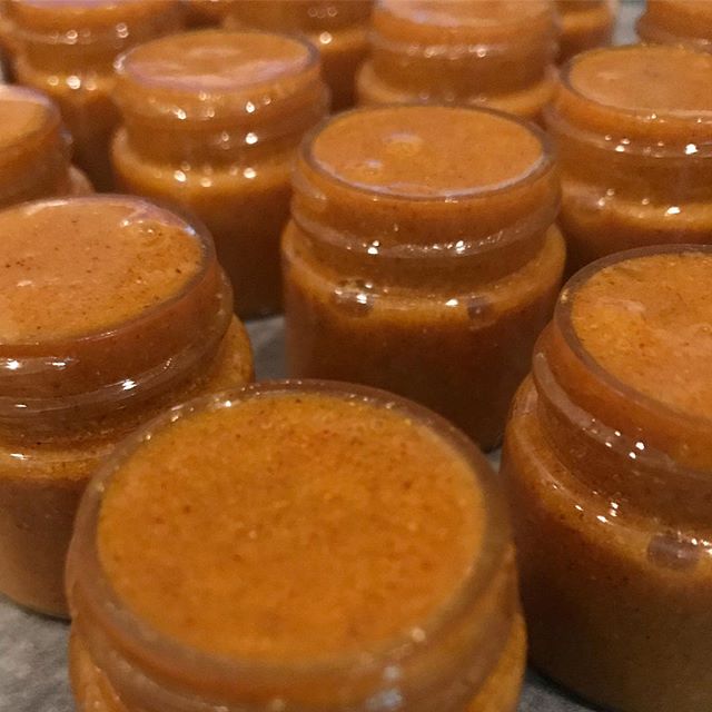 Fresh batches of Amber Nectar is in the works! Made with organic raw honey, turmeric, cumin oil, rose hip oil, tea tree oil and rose hip powder. This mousse textured serum keeps your facial routine in mind using the vitamins from the raw honey and tu