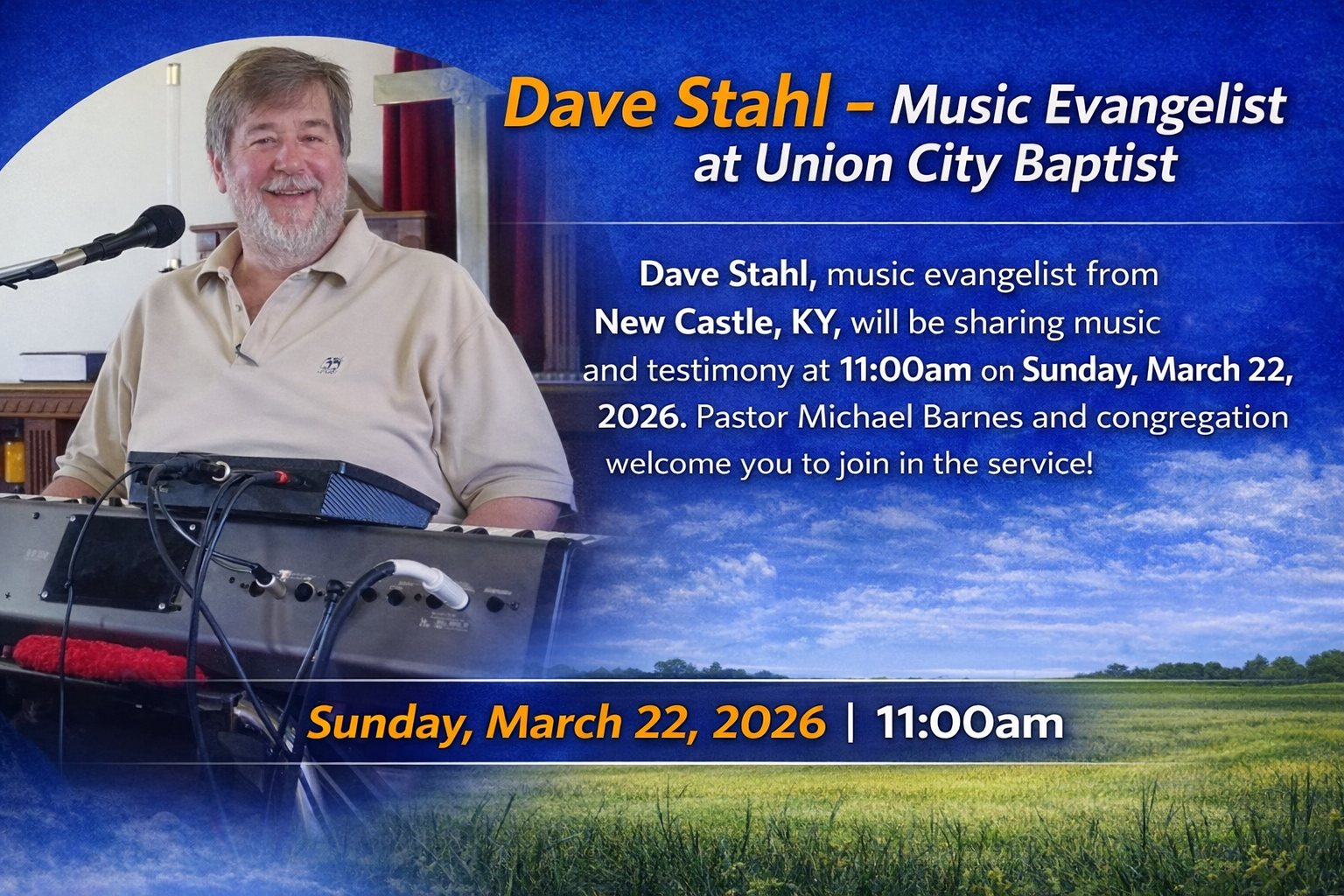 Dave Stahl Music Evangelist