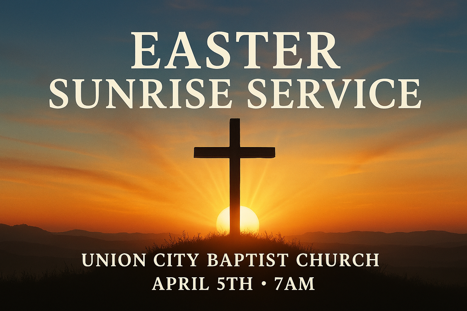 Easter Sunrise Service