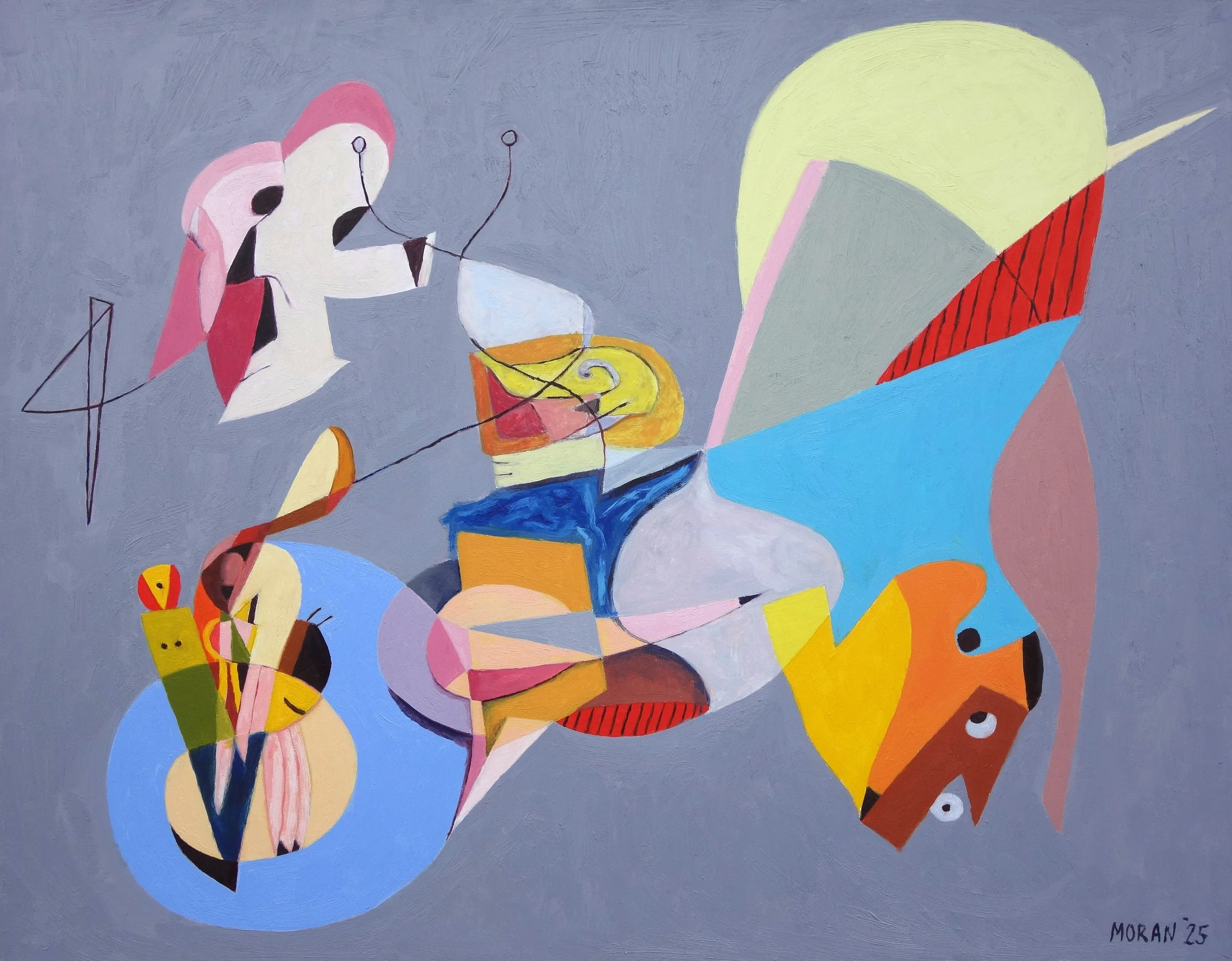 Learning to Fly
 
 
Clumsy, yet determined 
to let go the earth 
and navigate unexplored unknowns.  

Oil on panel, 14 in  x 18 in