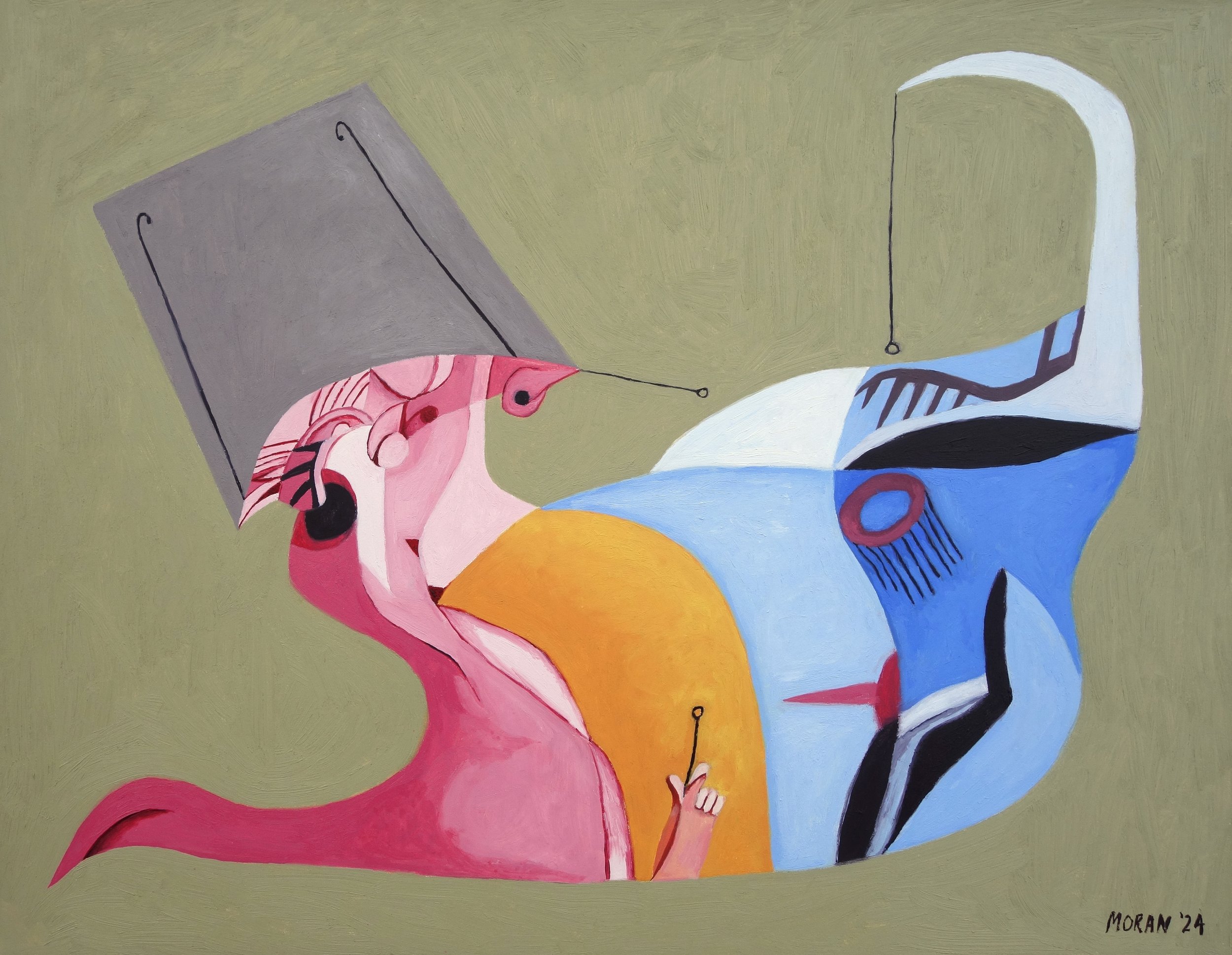 What Goes On

 

 Magic is a distraction, a face wandering in the shadows, waiting like a jellyfish, only dreaming of what remains after the sweet apocalypse.  Oil on masonite, 14 in x 18 in. 