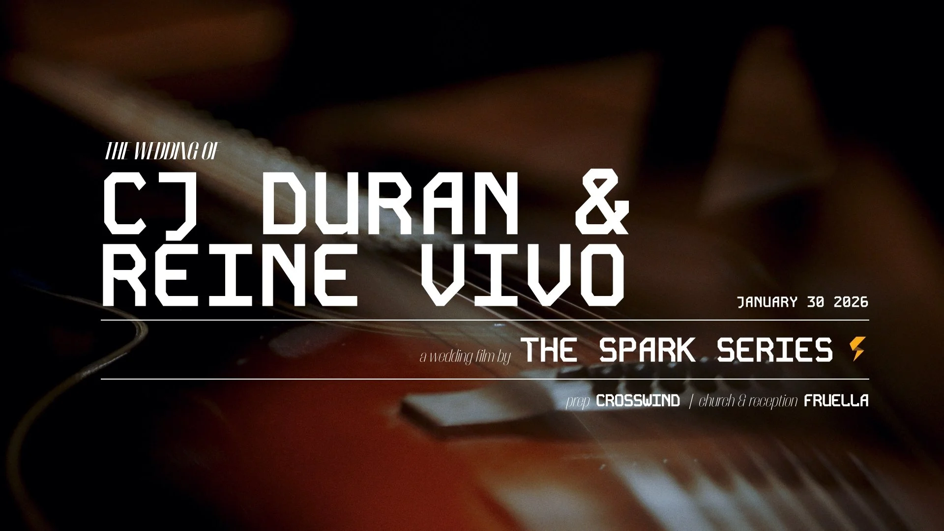 CJ & Reine | a wedding film by The Spark Series