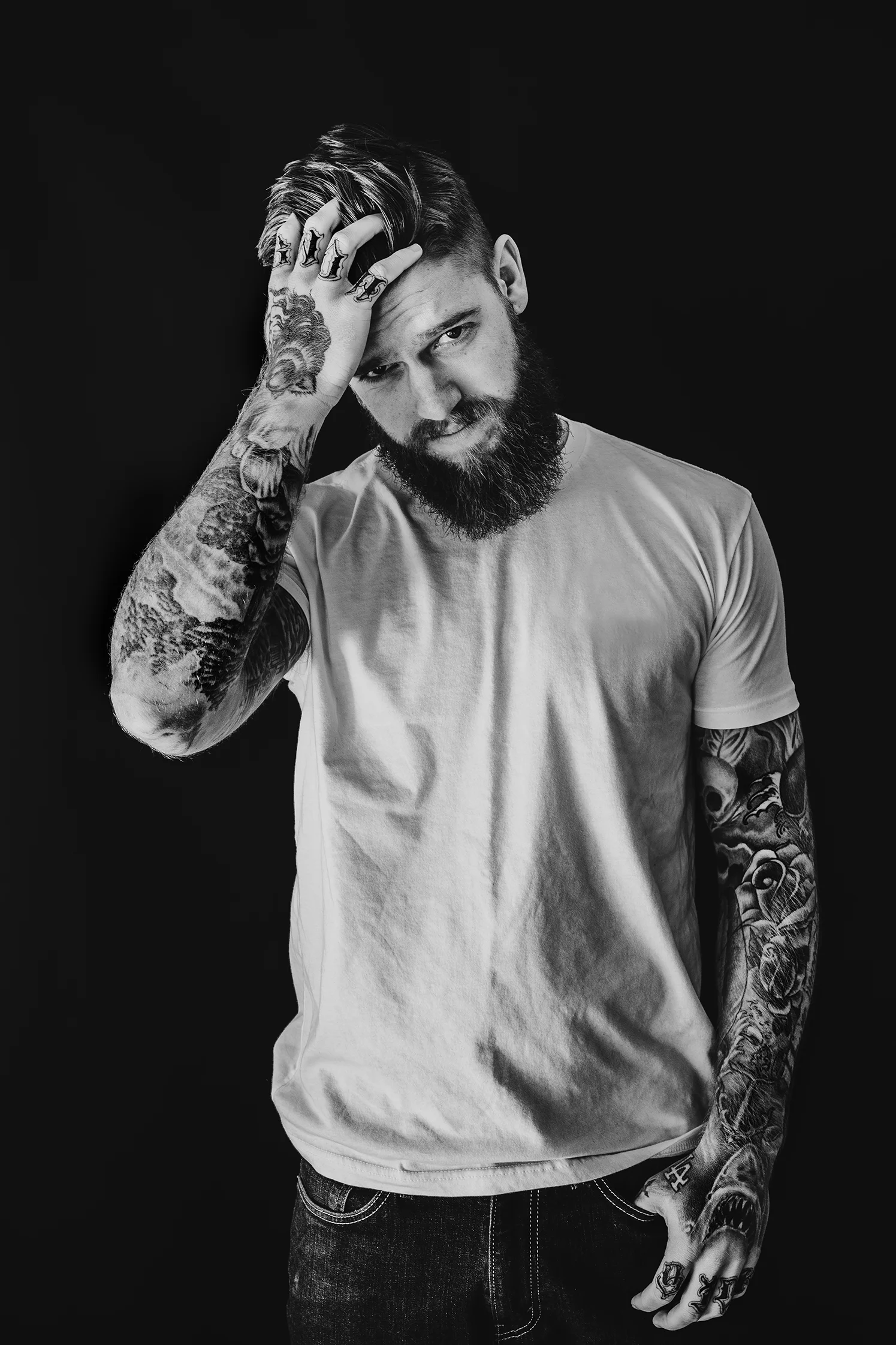 Bryce Paul, bassist of In Flames, Camarillo, California