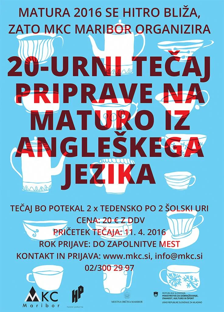 20 - urni tečaj priprave na maturo iz angleškega jezika