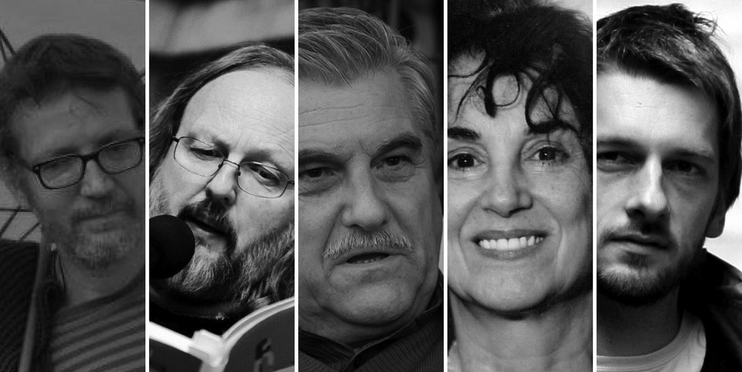 Od leve: Borut Gombač, Uroš Zupan, Andrej Brvar, Erika Vouk, Primož Čučnik