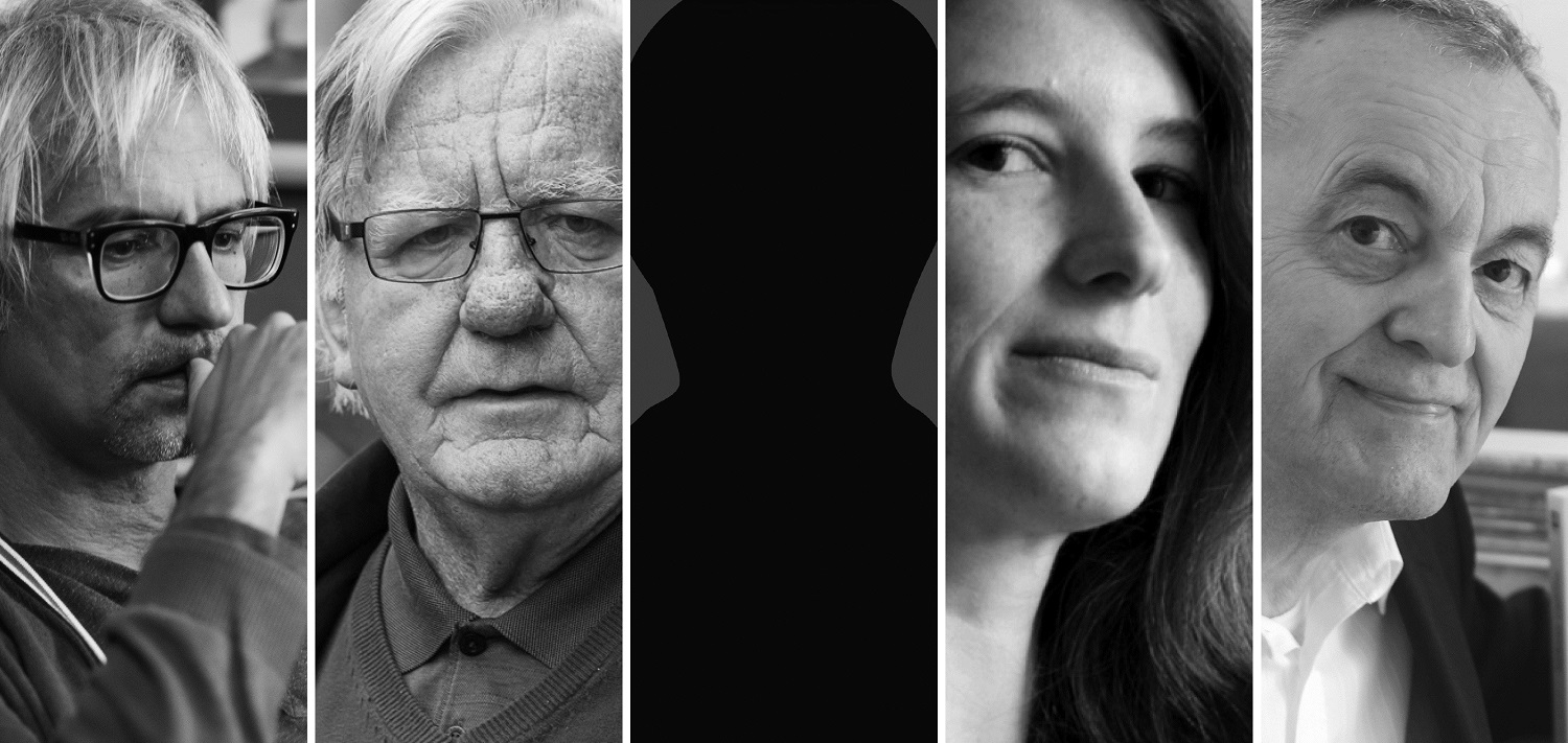 Od leve: Rok Vilčnik, Tone Partljič, Avgust Demšar, Nataša Kramberger, Zdenko Kodrič