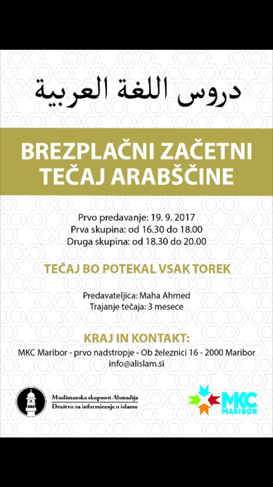 Tečaj arabščine za začetnike